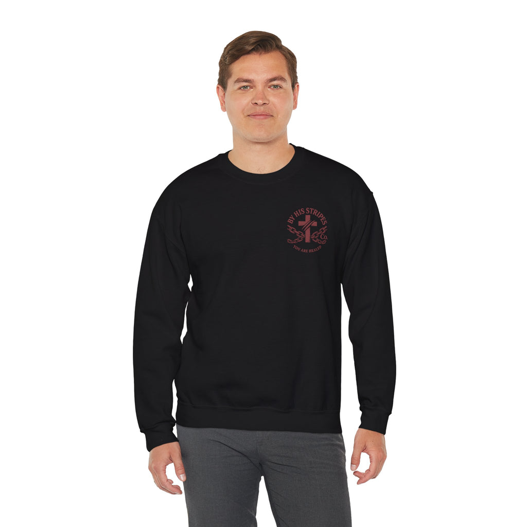 Obey God Not Men Sweatshirt — Christian Faith Crewneck with Acts 5:29 Scripture Design