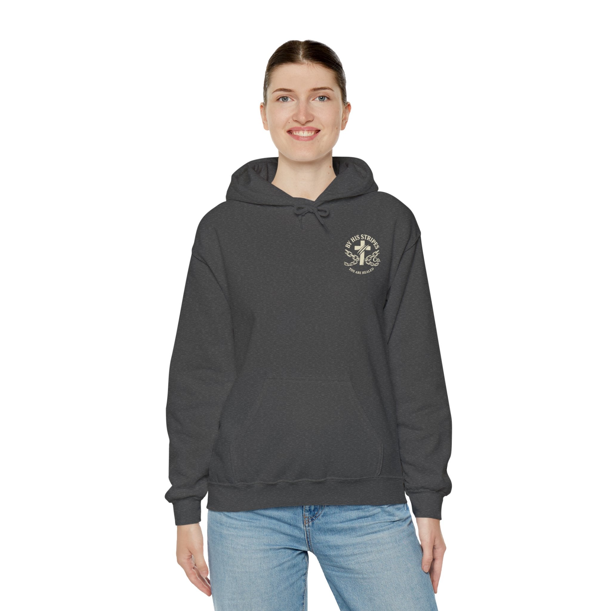 Adult Hoodie — "Walk in the Light" Christian Pullover (1 John 2:7–10)