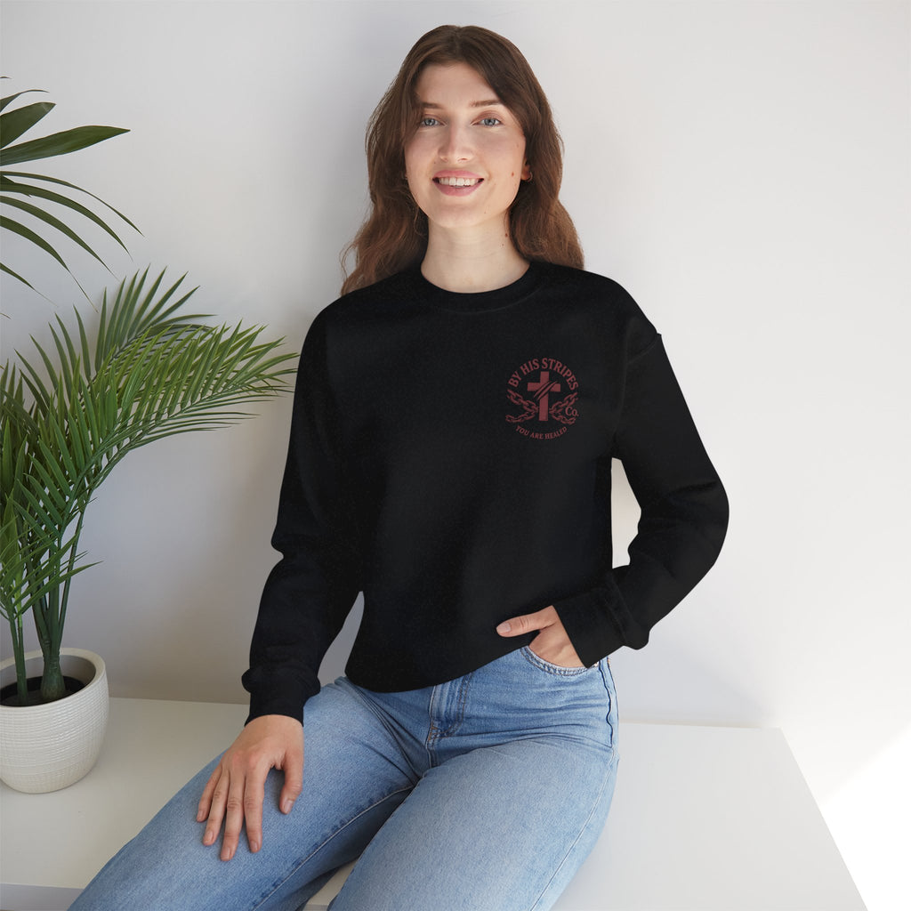 Obey God Not Men Sweatshirt — Christian Faith Crewneck with Acts 5:29 Scripture Design