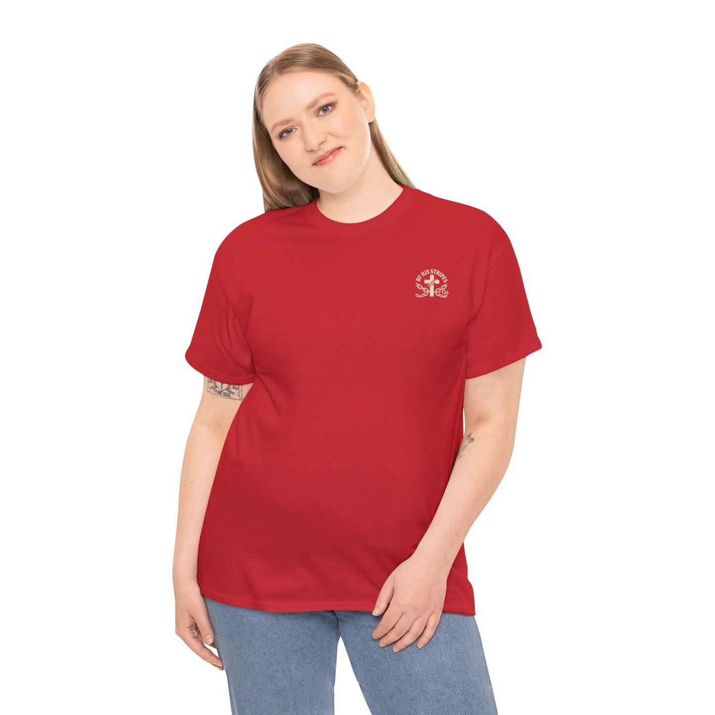 Adult Tee | By His Stripes – You Are Healed Tee (Isaiah 53:5)
