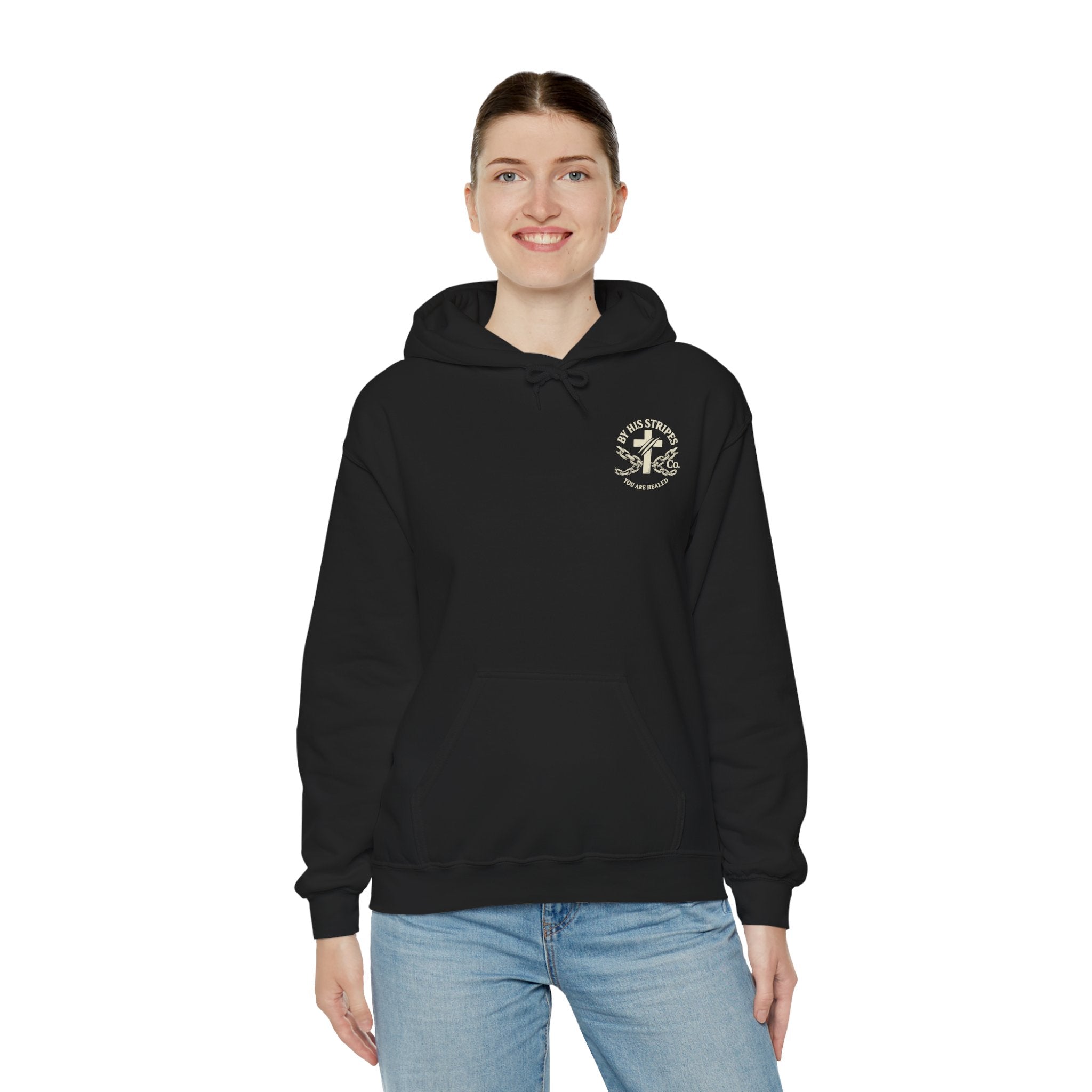 Adult Hoodie — "Walk in the Light" Christian Pullover (1 John 2:7–10)
