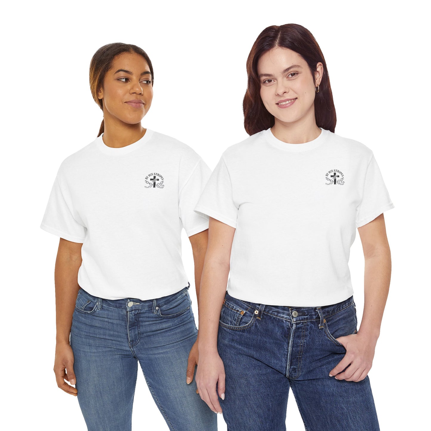 Adult Tee | By His Stripes – You Are Healed Tee (Isaiah 53:5)