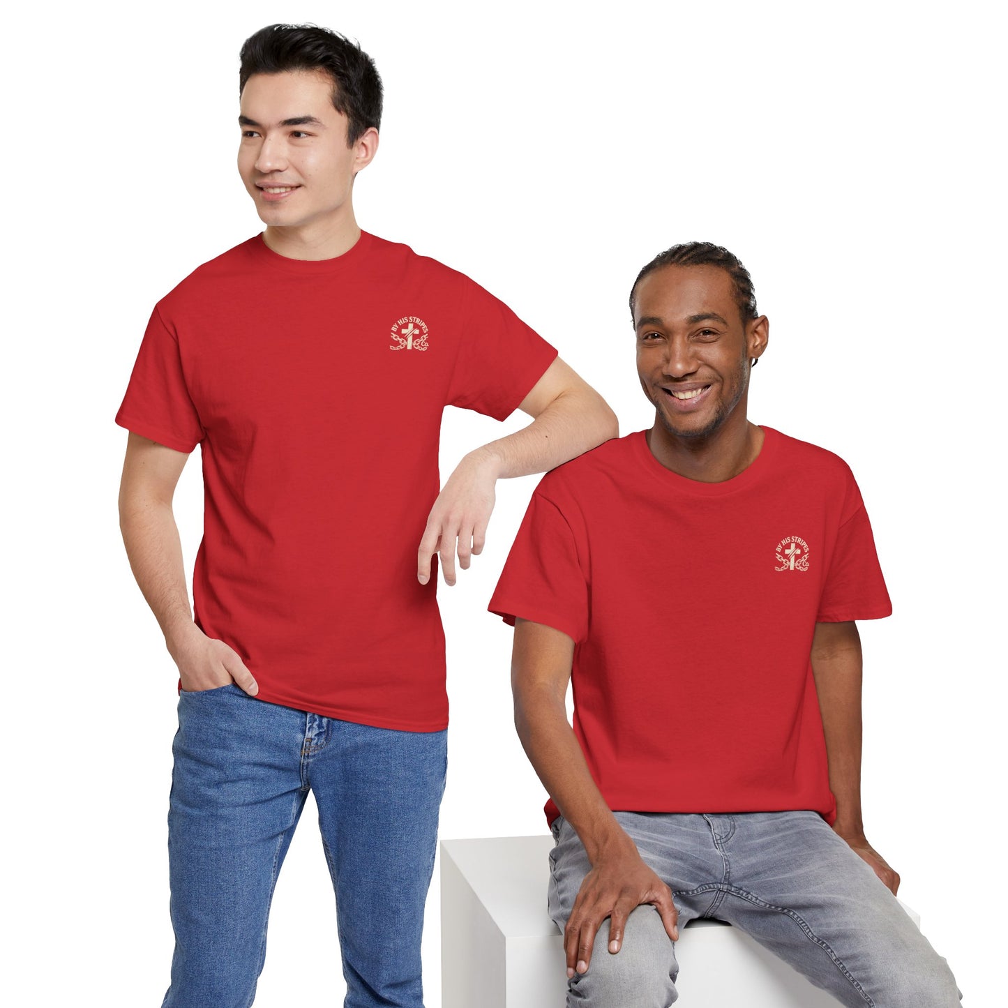 Adult Tee | By His Stripes – You Are Healed Tee (Isaiah 53:5)