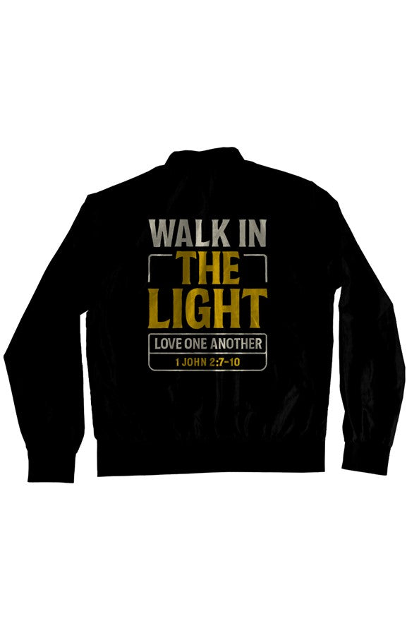 Lightweight Bomber Jacket| Walk in the Light
