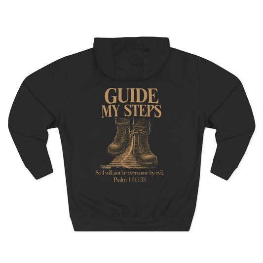 Adult Fleece Hoodie - Guide My Steps Psalms 119:133