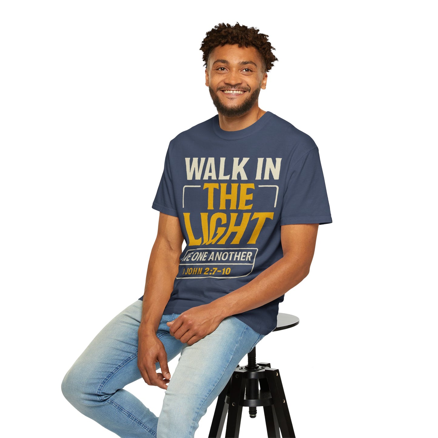 🕊️ Walk In the Light Shirt  Verse: 1 John 2:7–10