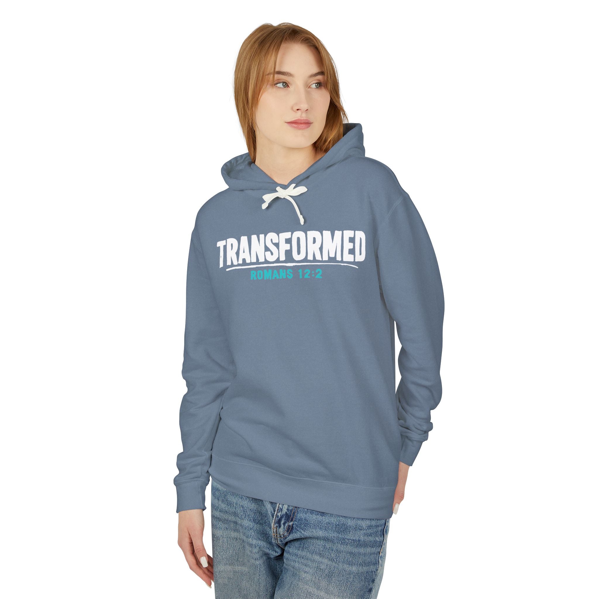 Transformed Romans 12:2 Hoodie — Do Not Conform Christian Pullover