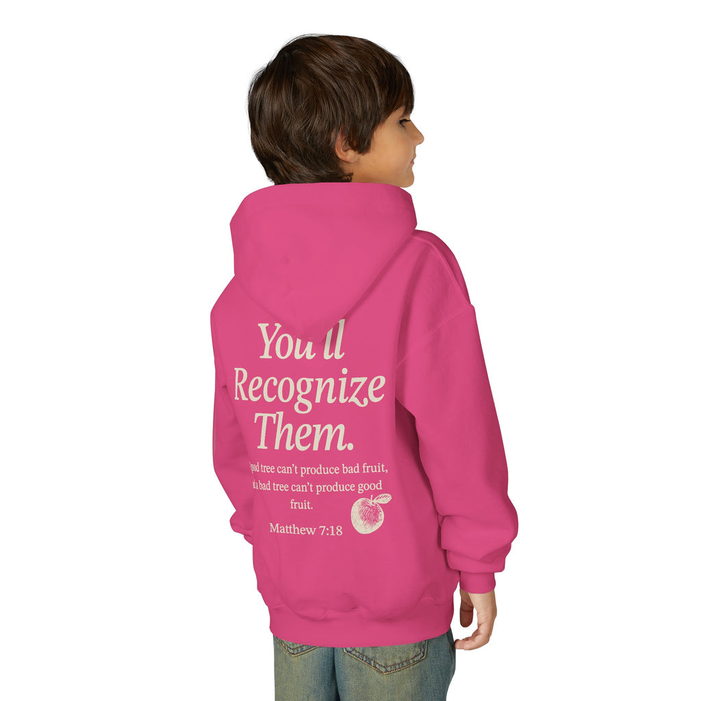Youth Hoodie – "By Their Fruit" Matthew 7:16-20