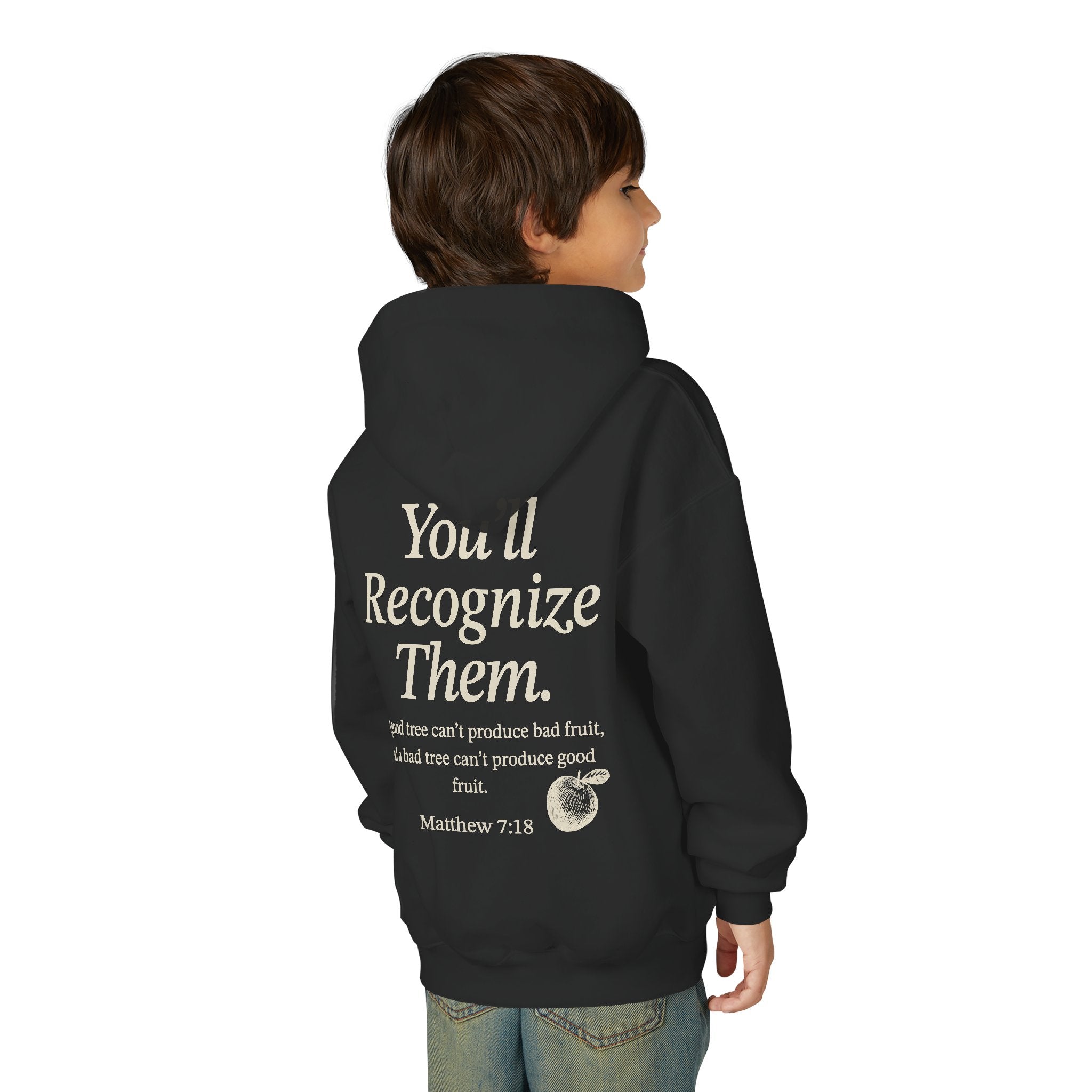 Youth Hoodie – "By Their Fruit" Matthew 7:16-20