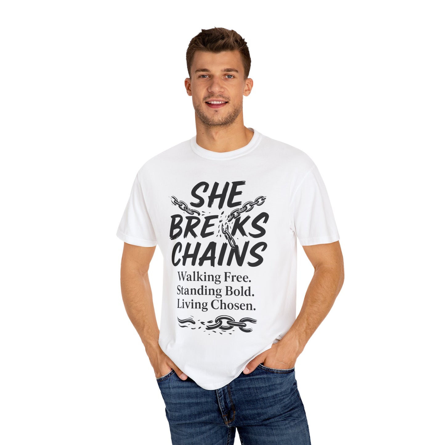Empowering Unisex T-Shirt - Inspirational Quotes for Faith and Strength, Christian Apparel, Motivational Gift, Casual Wear, Spiritual [...]