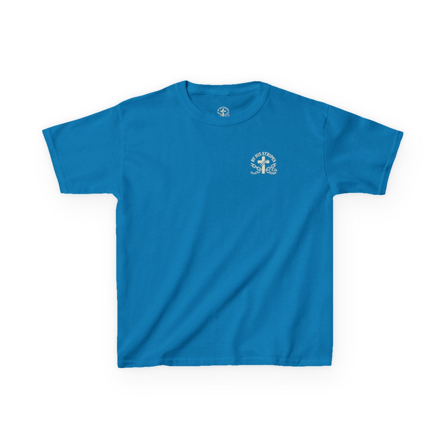 Youth Tee | By His stripes, we are healed.” — Isaiah 53:5