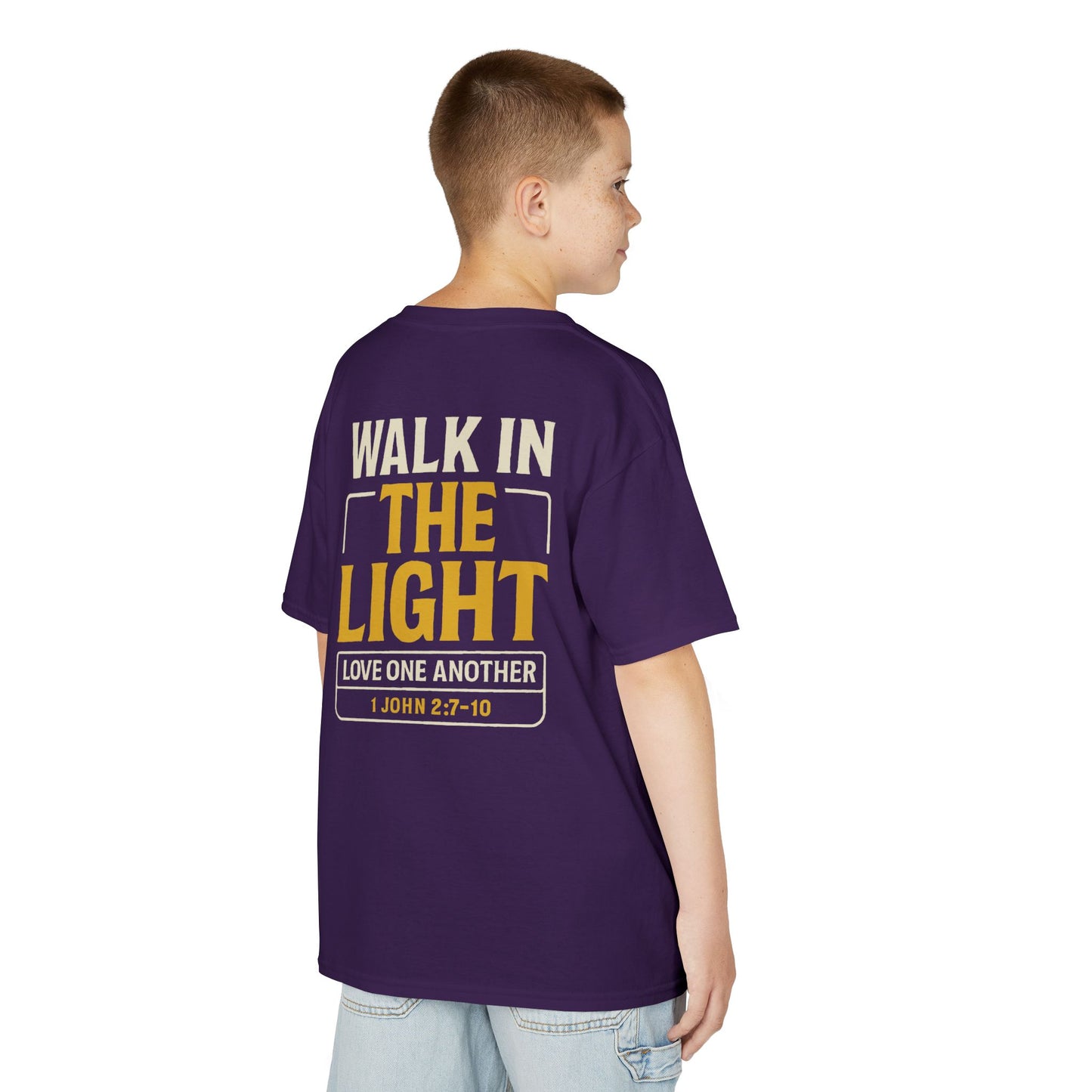Youth Tee | WALK IN THE LIGHT – 1 John 2:7-10