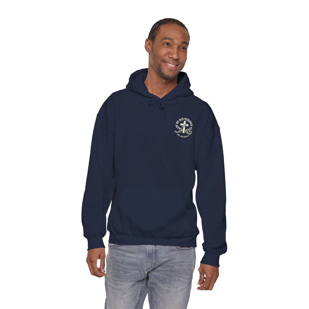 Adult Hoodie — "Walk in the Light" Christian Pullover (1 John 2:7–10)