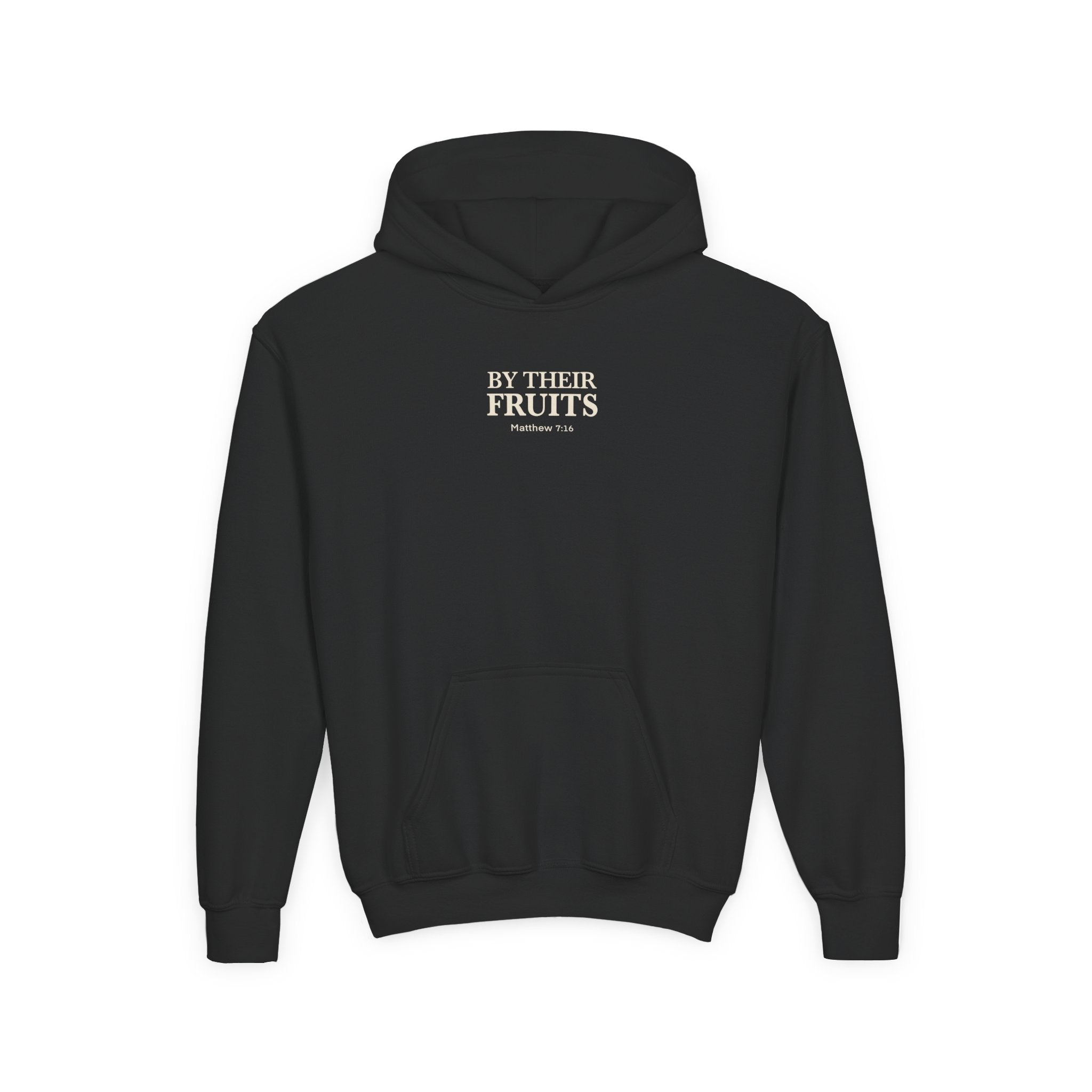 Youth Hoodie – "By Their Fruit" Matthew 7:16-20