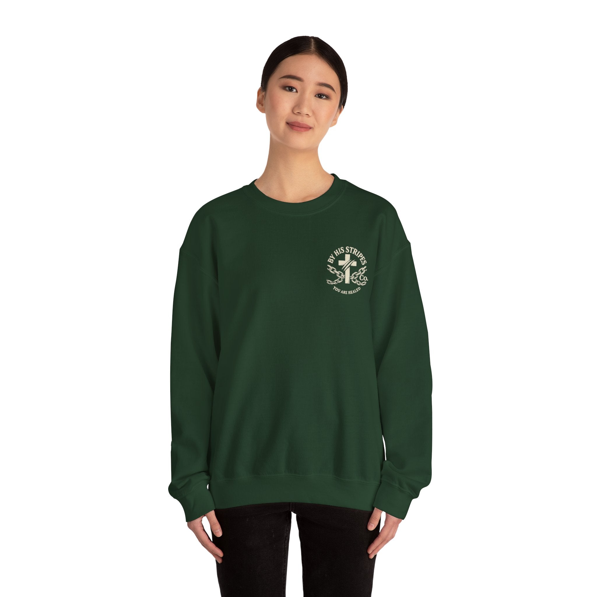 Walk in the Light Sweatshirt — Christian Faith Crewneck (1 John 2:7-10)