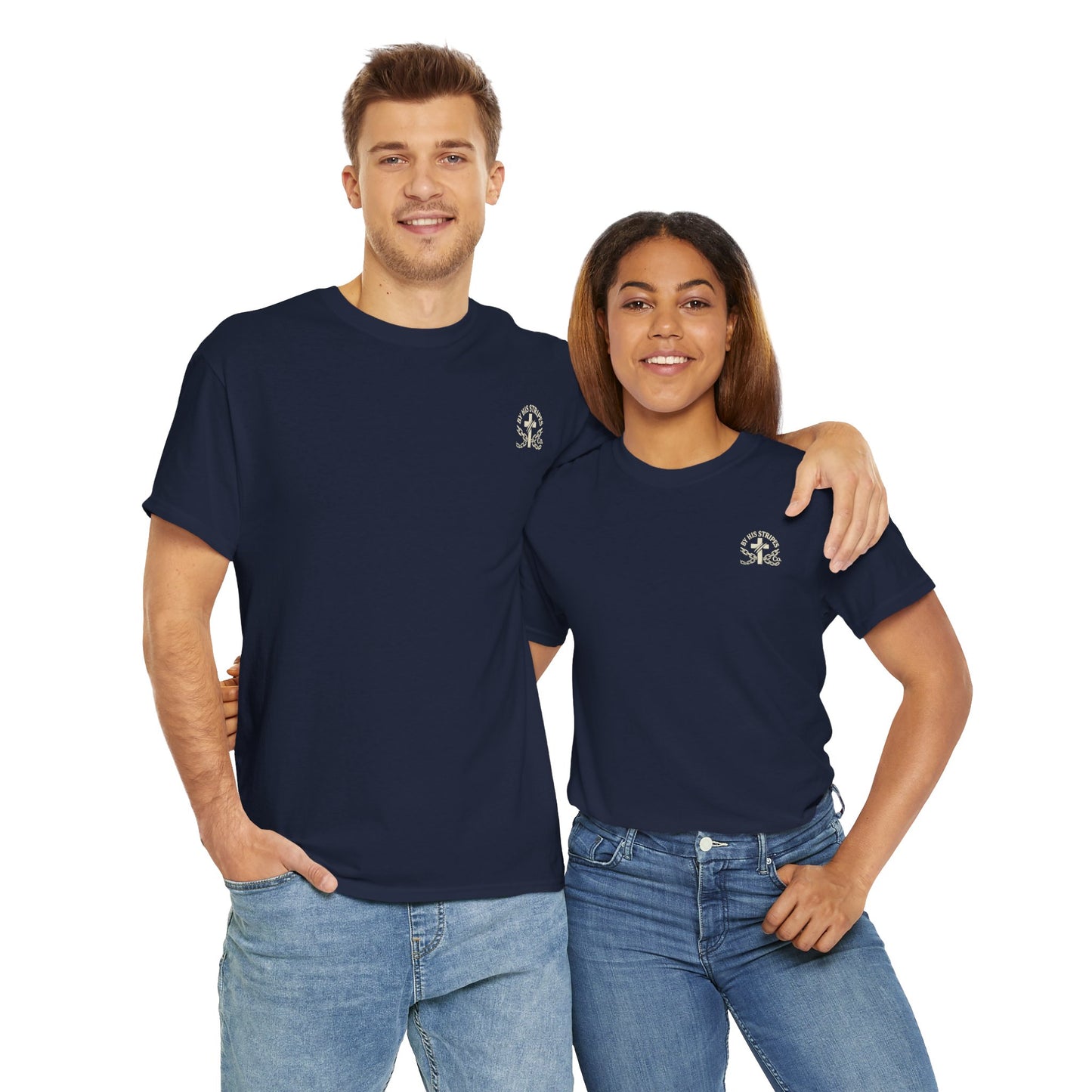 Adult Tee | By His Stripes – You Are Healed Tee (Isaiah 53:5)