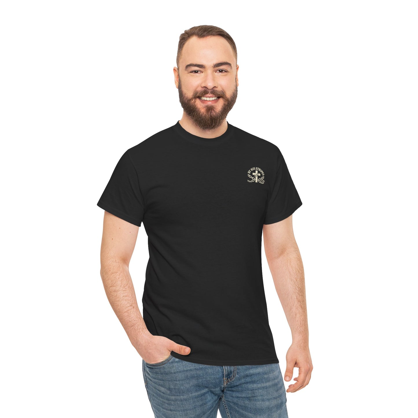 Adult Tee | By His Stripes – You Are Healed Tee (Isaiah 53:5)