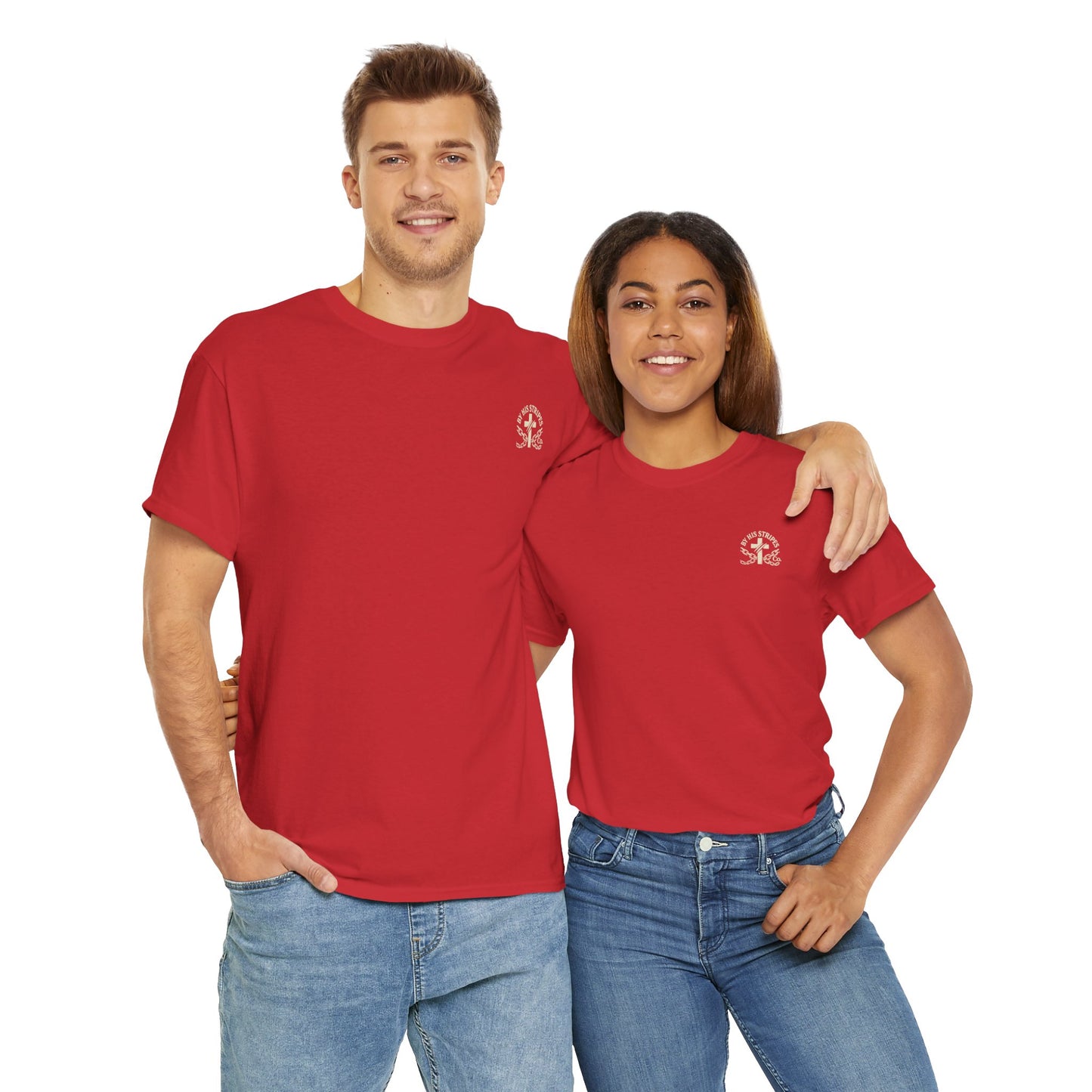 Adult Tee | By His Stripes – You Are Healed Tee (Isaiah 53:5)