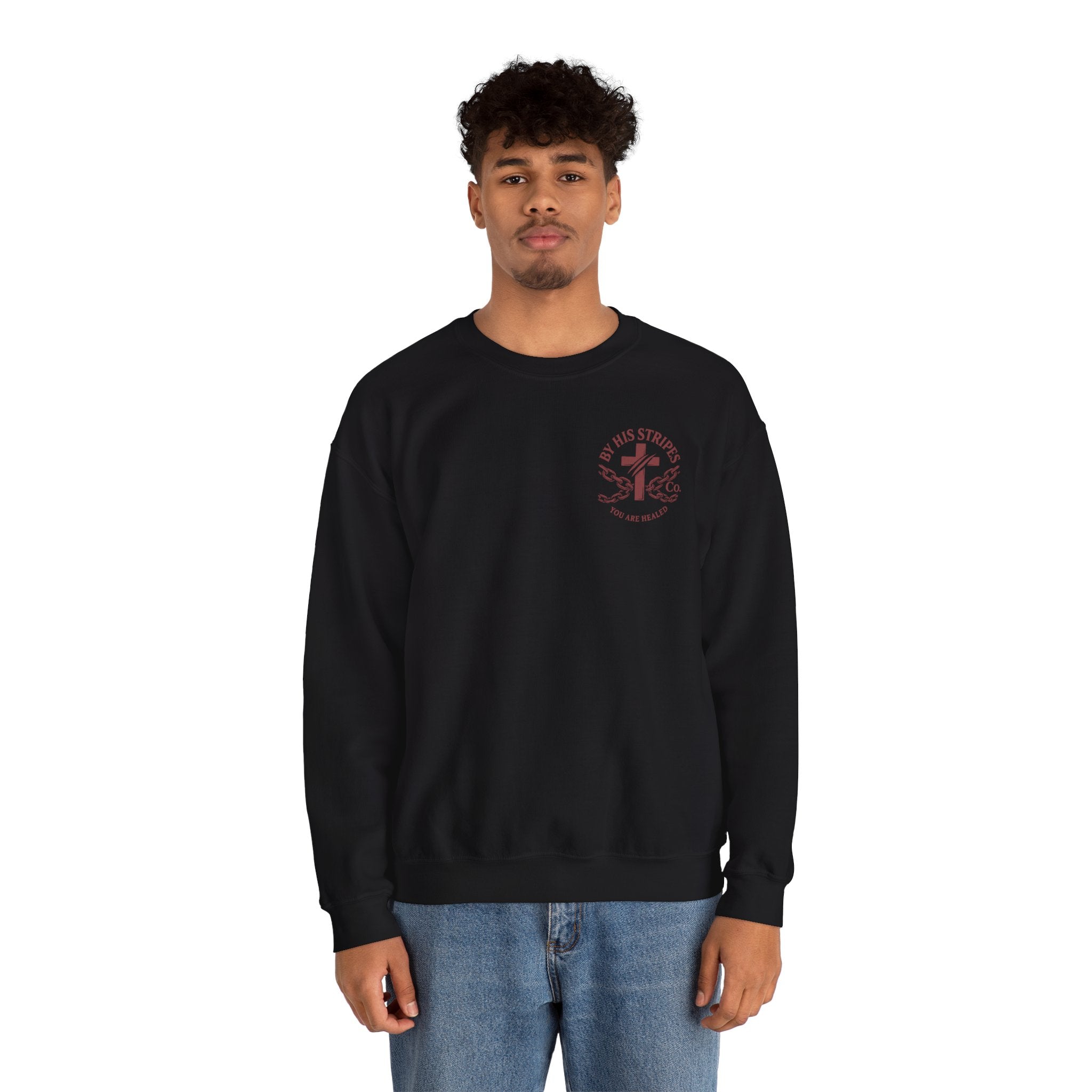 Obey God Not Men Sweatshirt — Christian Faith Crewneck with Acts 5:29 Scripture Design