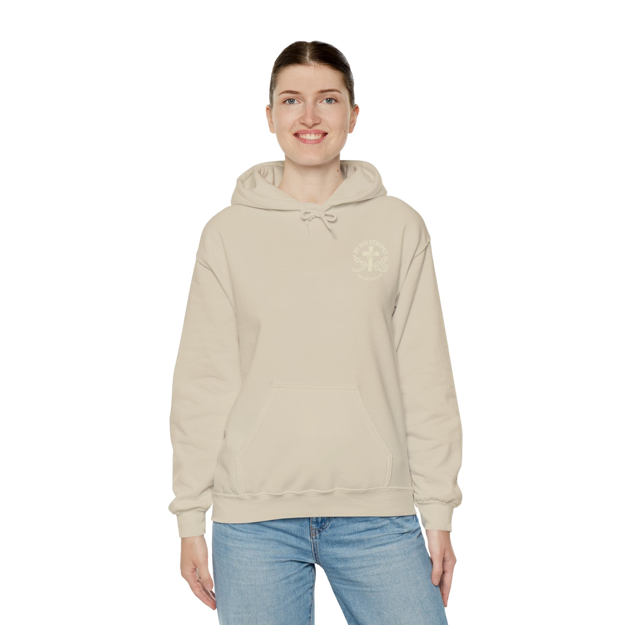 Adult Hoodie — "Walk in the Light" Christian Pullover (1 John 2:7–10)