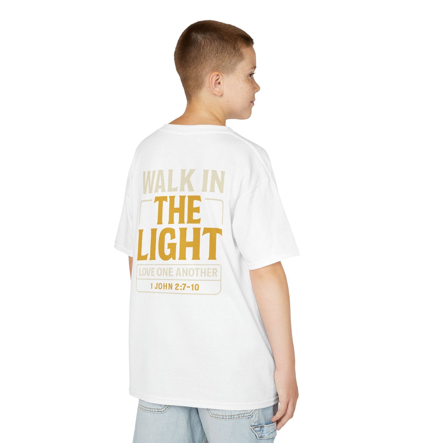 Youth Tee | WALK IN THE LIGHT – 1 John 2:7-10