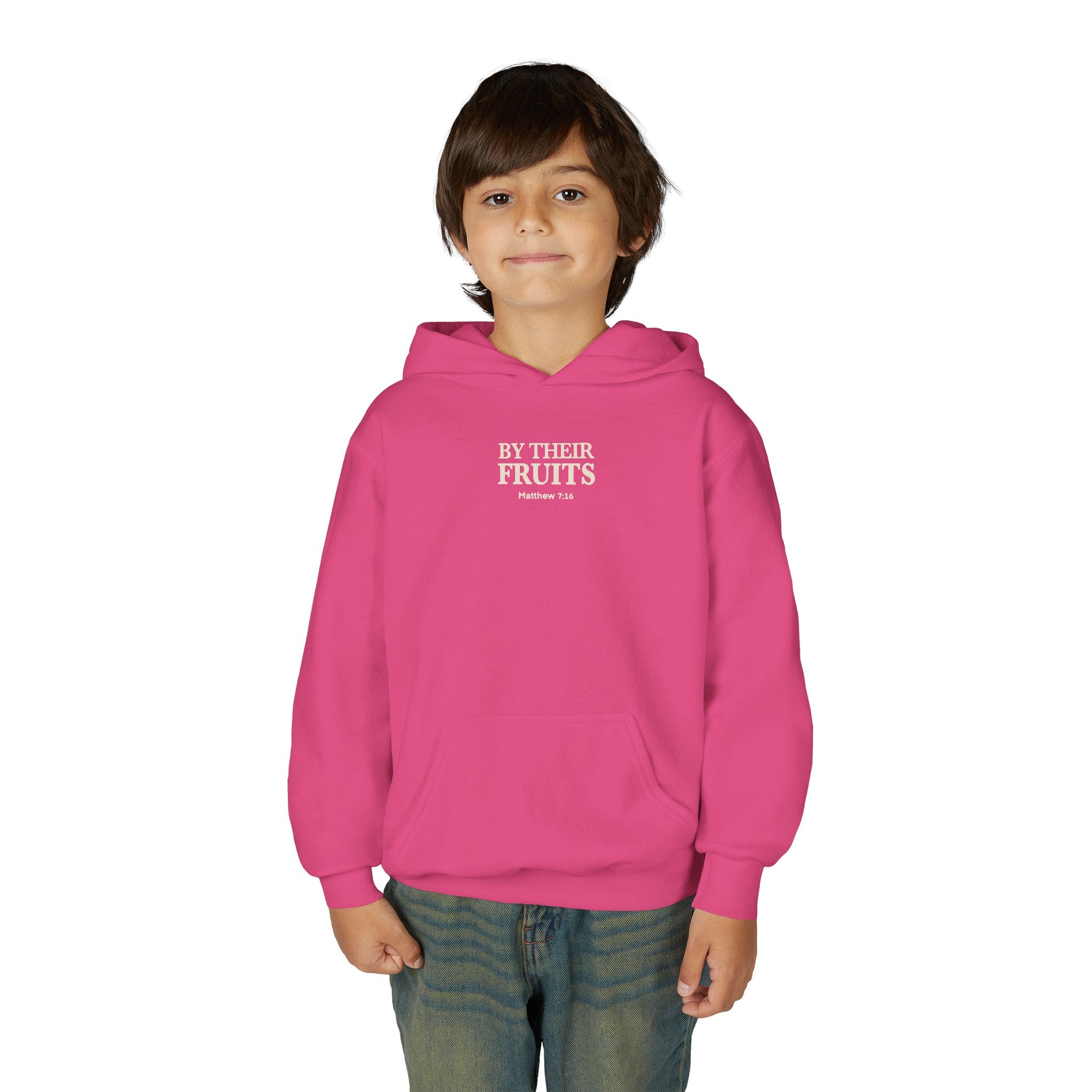 Youth Hoodie – "By Their Fruit" Matthew 7:16-20