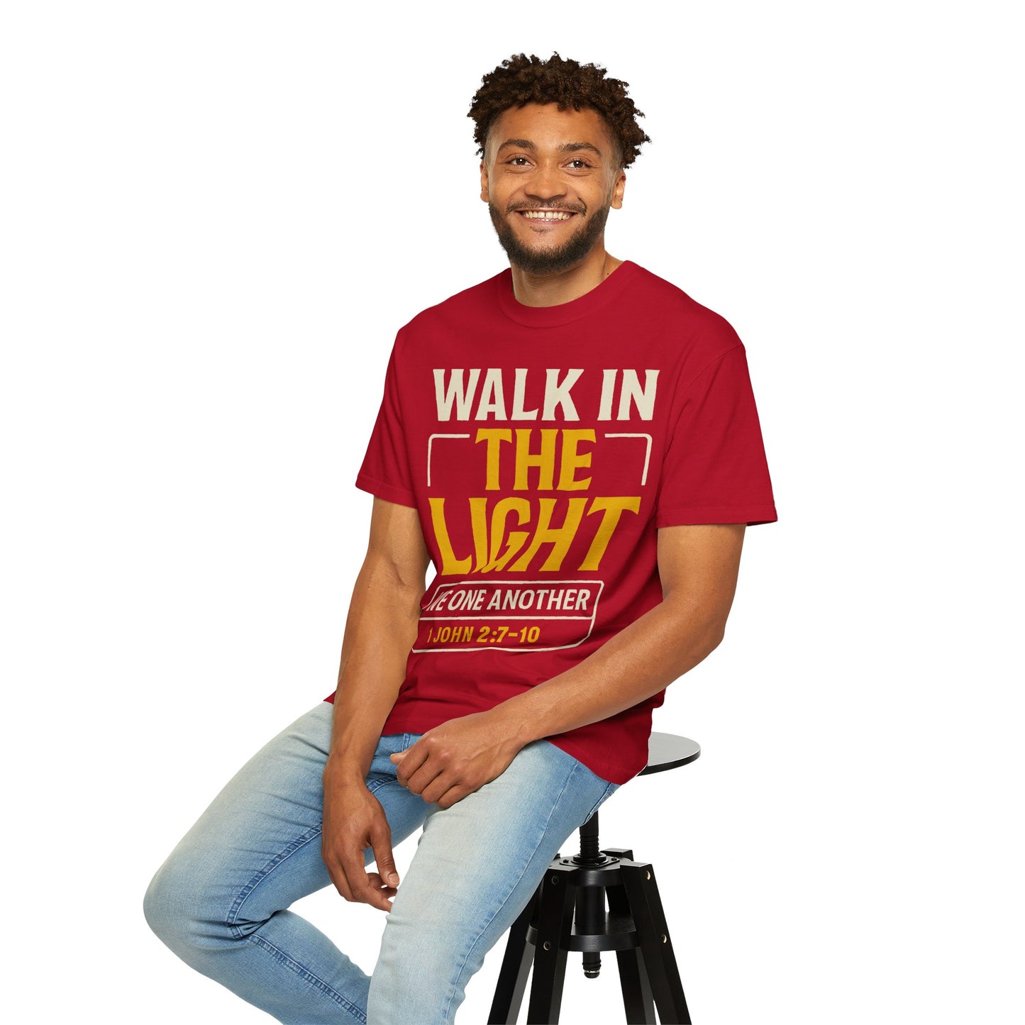 🕊️ Walk In the Light Shirt  Verse: 1 John 2:7–10