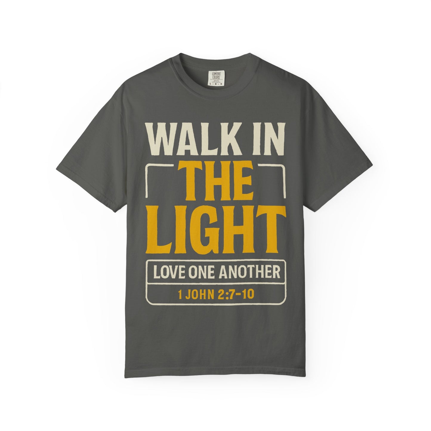 🕊️ Walk In the Light Shirt  Verse: 1 John 2:7–10