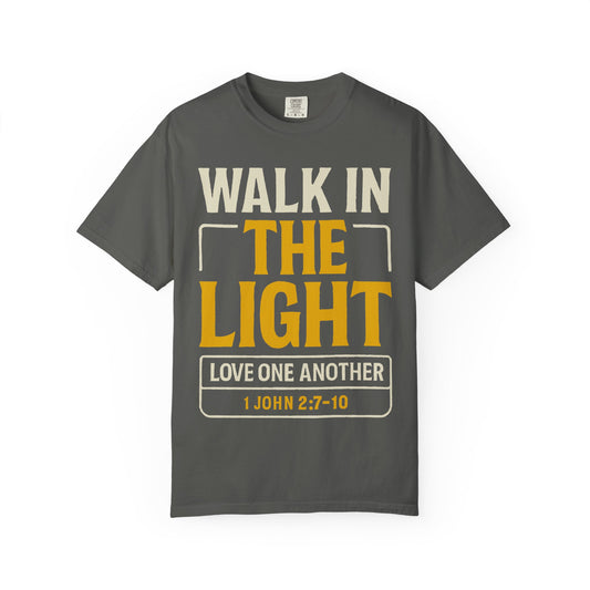 🕊️ Walk In the Light Shirt  Verse: 1 John 2:7–10