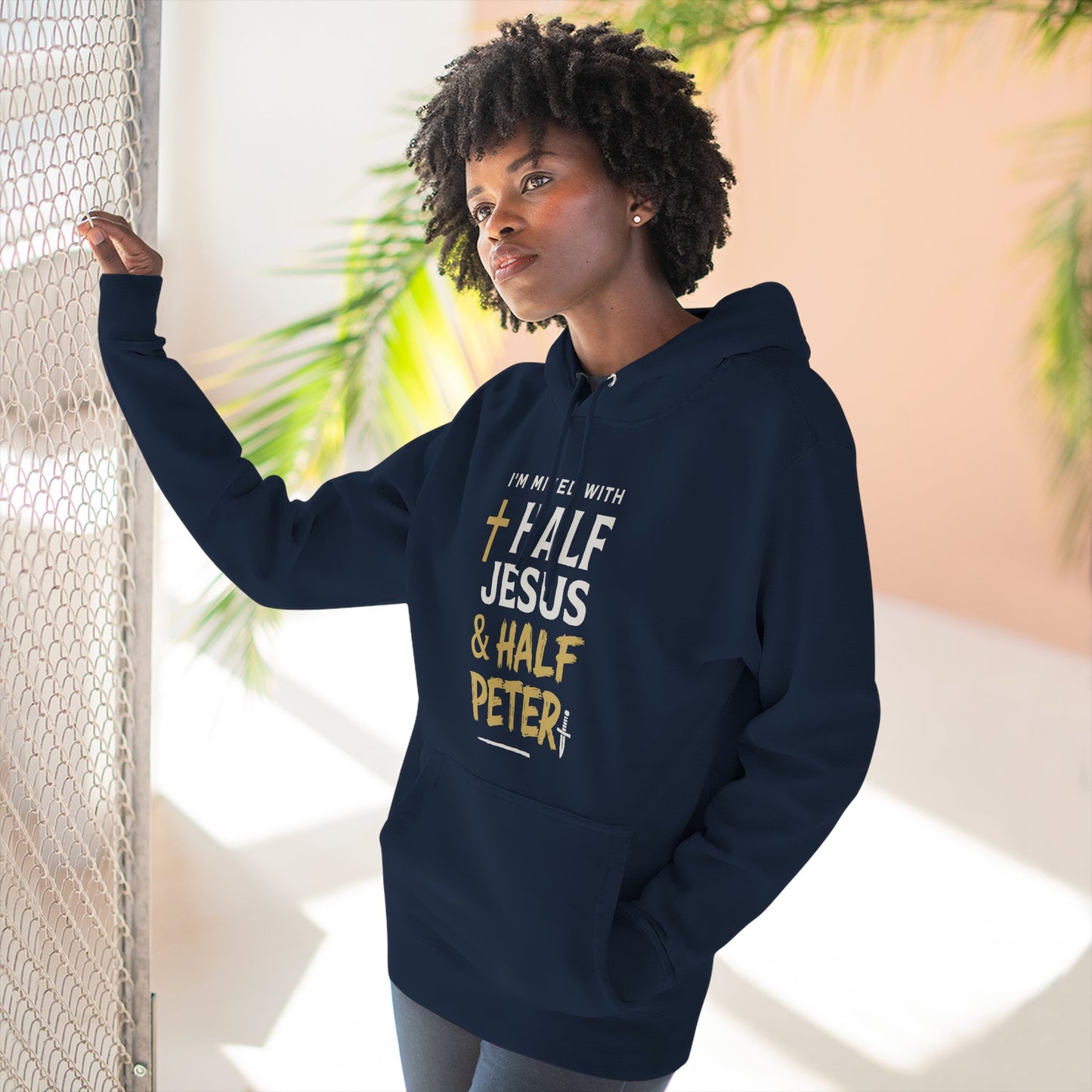 Adult hoodie | 🖤 The Tension and Transformation between Jesus, The Savior,  and Peter, the disciple.