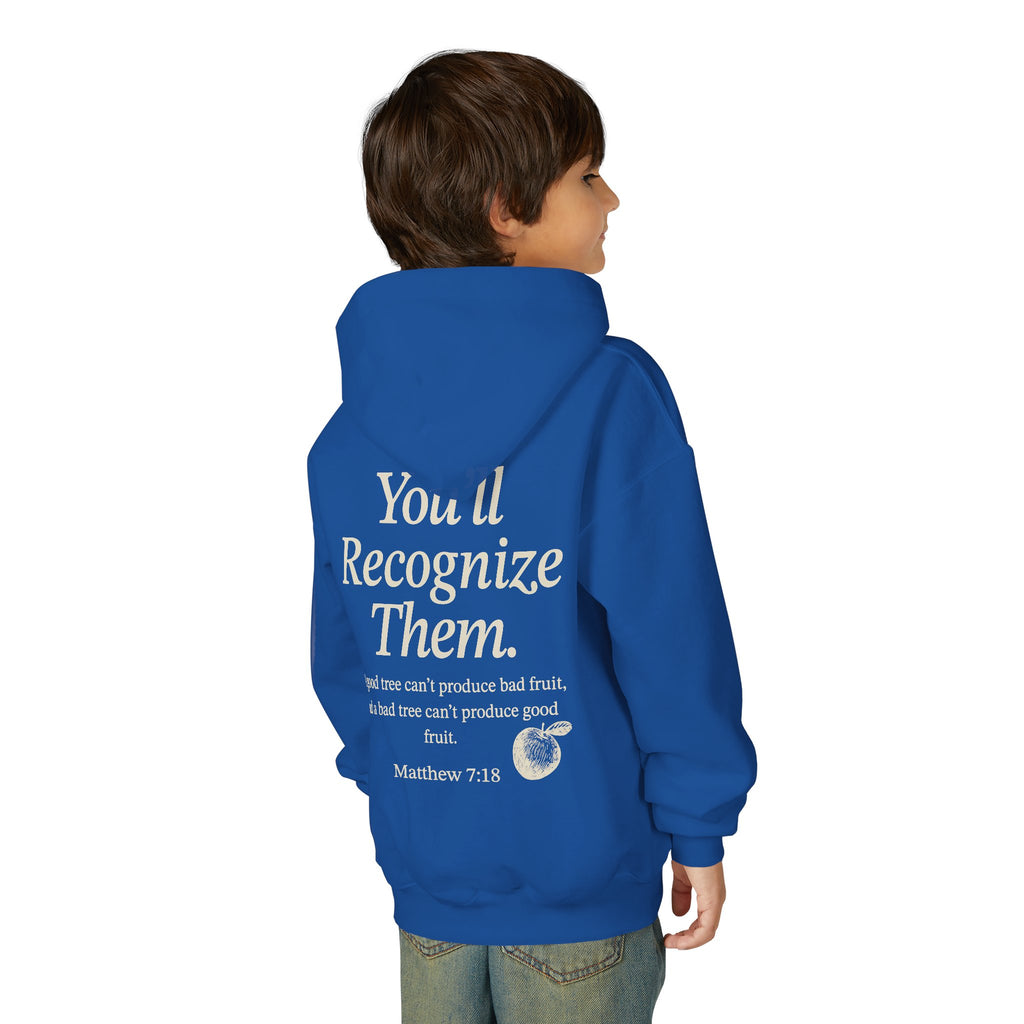 Youth Hoodie – "By Their Fruit" Matthew 7:16-20