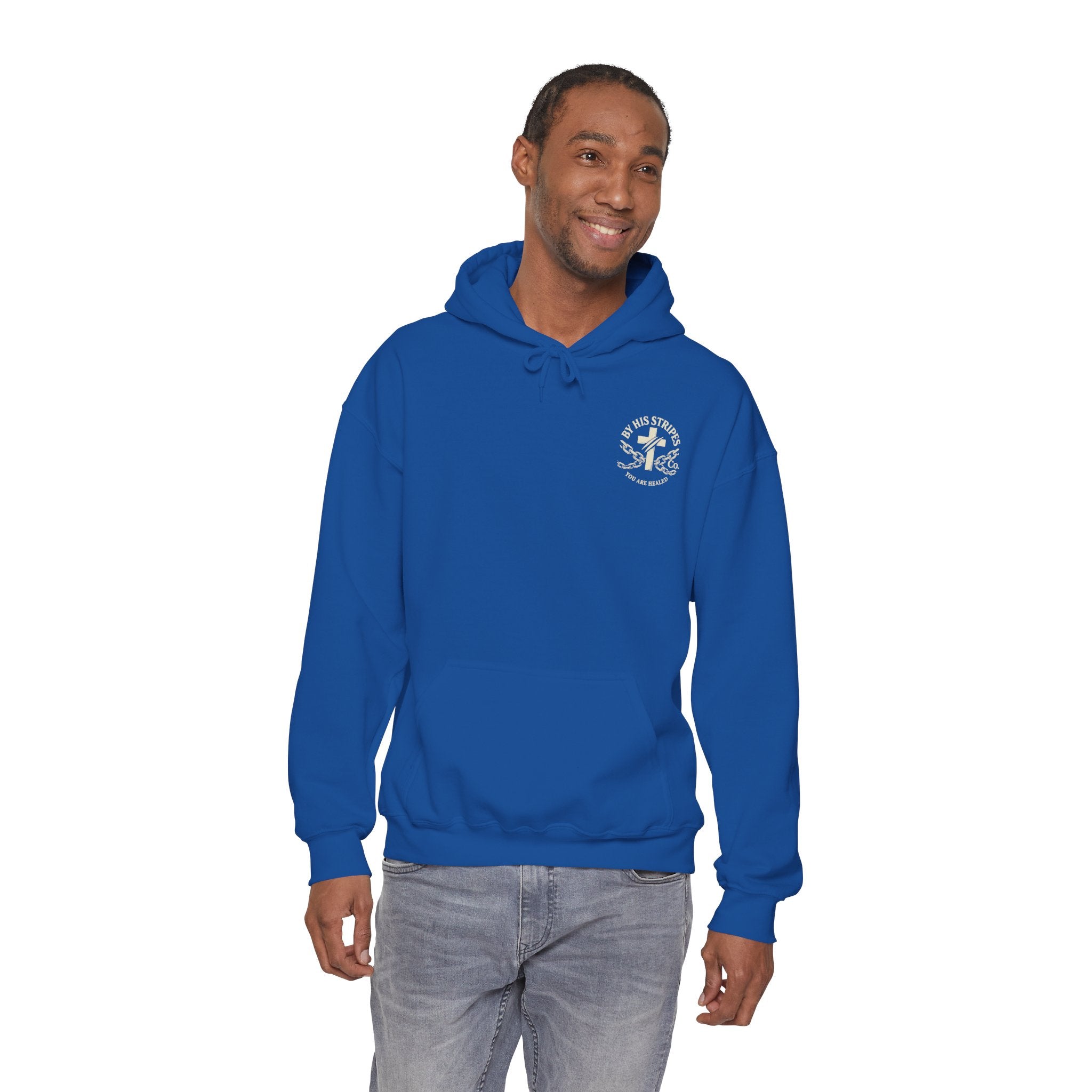 Adult Hoodie — "Walk in the Light" Christian Pullover (1 John 2:7–10)