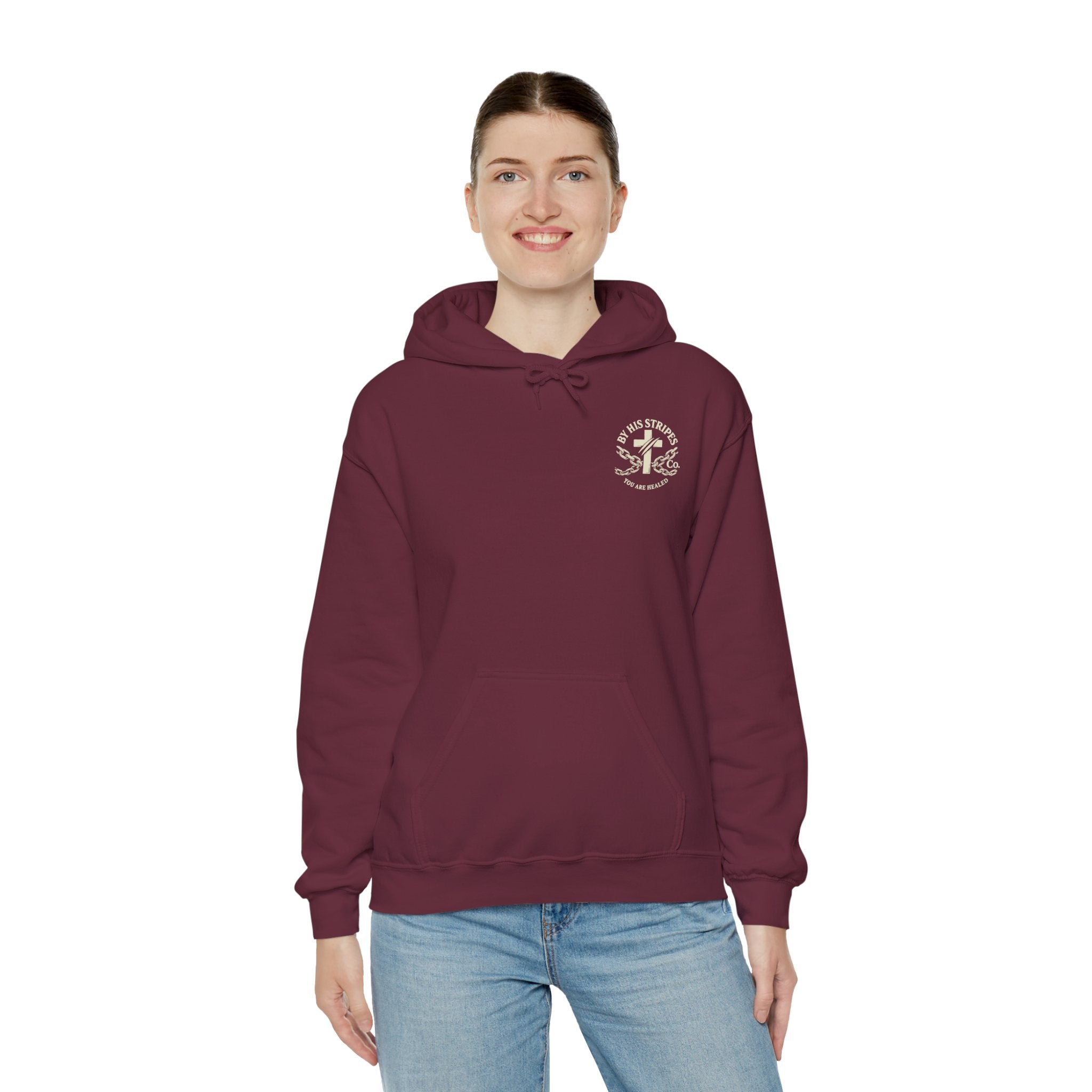 Adult Hoodie — "Walk in the Light" Christian Pullover (1 John 2:7–10)