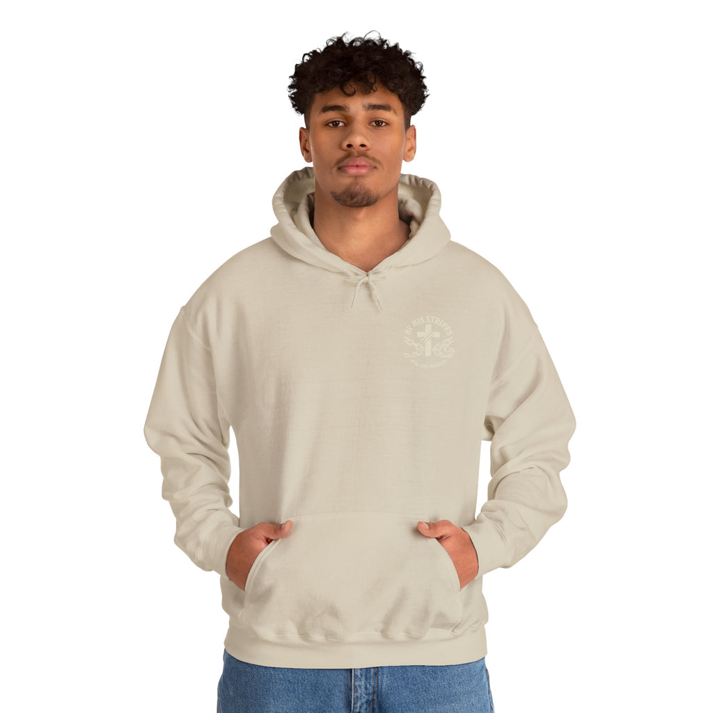 Adult Hoodie — "Walk in the Light" Christian Pullover (1 John 2:7–10)