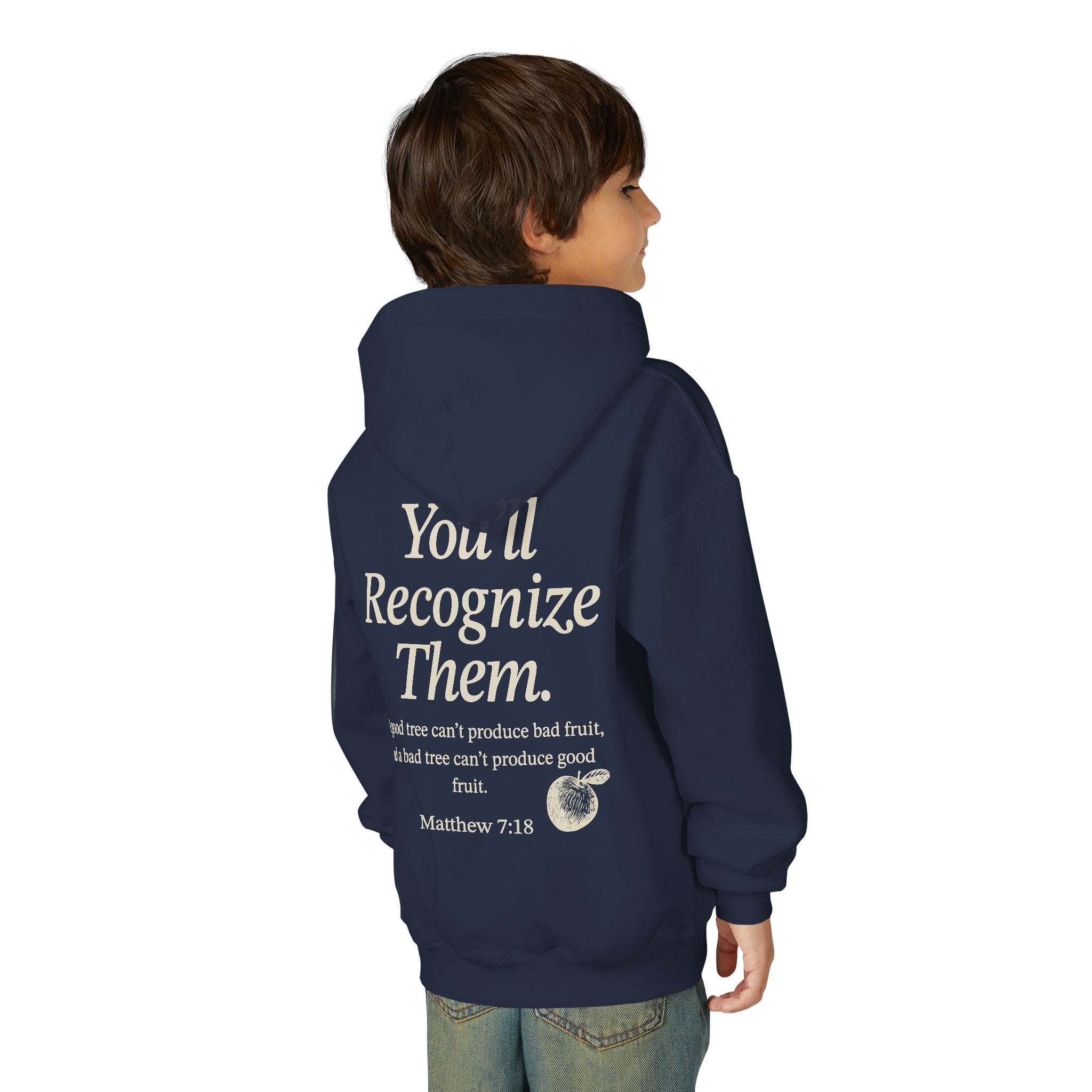 Youth Hoodie – "By Their Fruit" Matthew 7:16-20