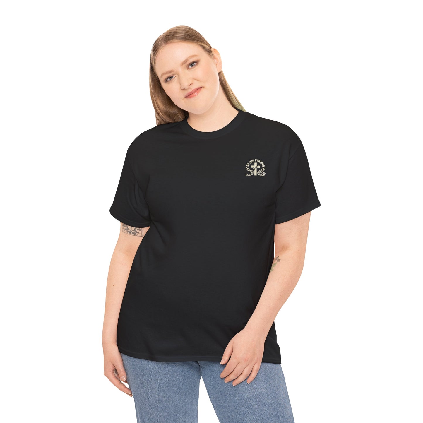 Adult Tee | By His Stripes – You Are Healed Tee (Isaiah 53:5)