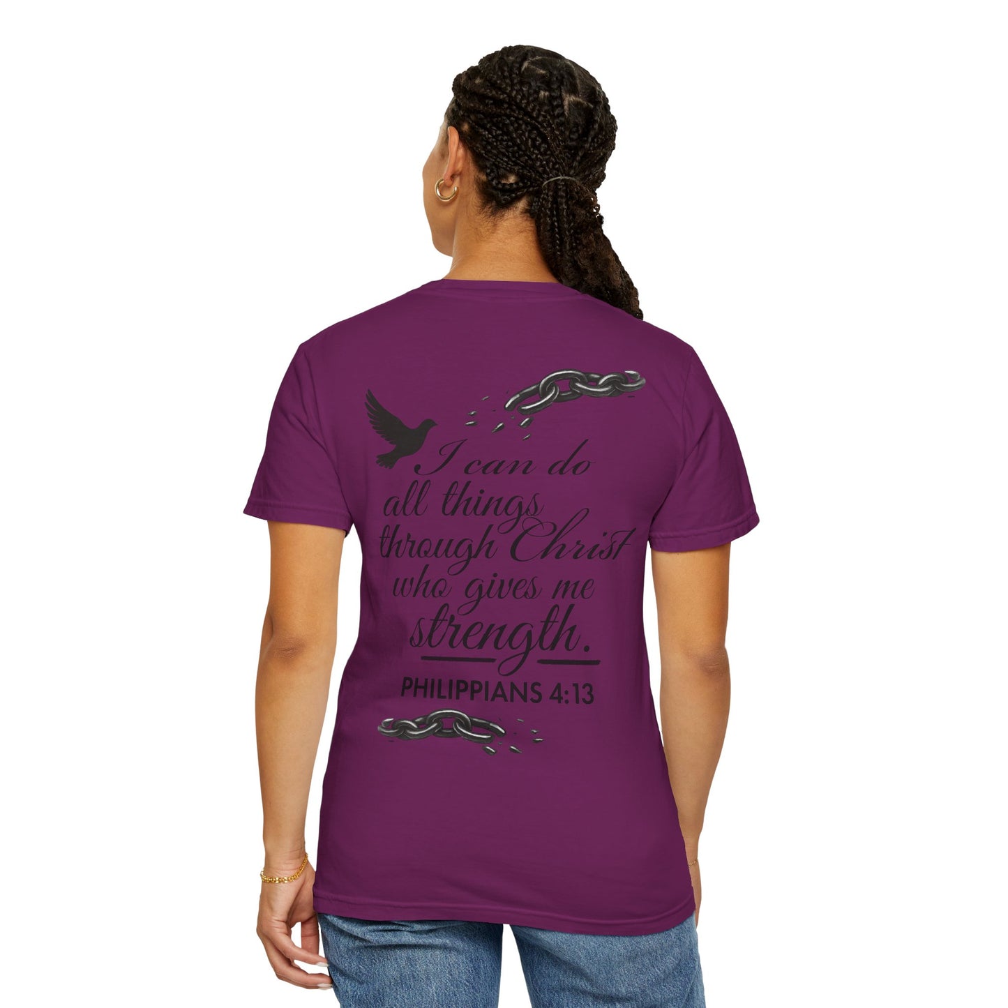 Empowering Unisex T-Shirt - Inspirational Quotes for Faith and Strength, Christian Apparel, Motivational Gift, Casual Wear, Spiritual [...]